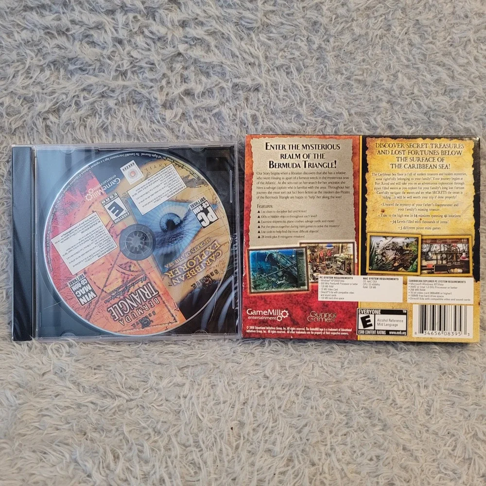 Lost Secrets‎ Caribbean Explorer & Bermuda Triangle (PC/Mac CD-ROM, 2008)